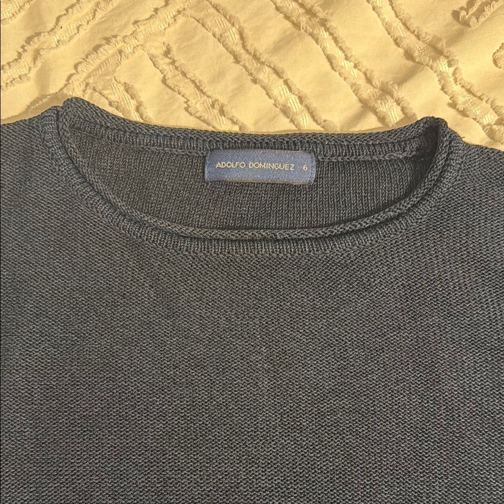 Adolfo Dominguez Navy Blue Men's Sweater